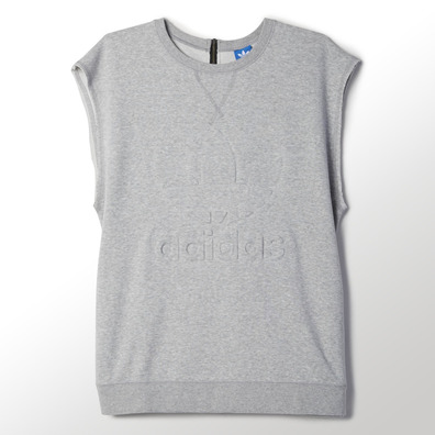 Adidas Originals Camiseta Mujer Tokio French Terry (gris)