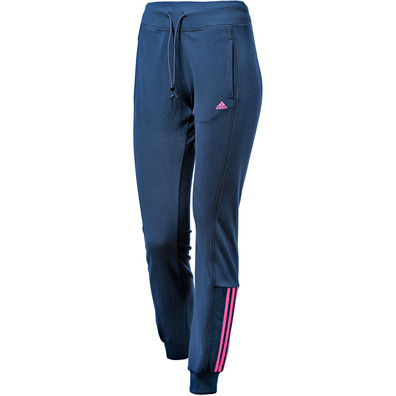 Adidas Pantalón Mujer Essentials Mid 3stripes (marino/rosa)