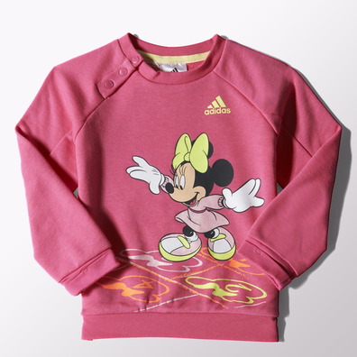 Adidas Chándal Infantil Disney Minnie Mouse (rosado/gris/lima)