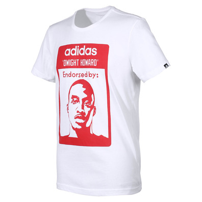 Adidas Camiseta Endorsed By Dwight Howard (blanco/rojo)