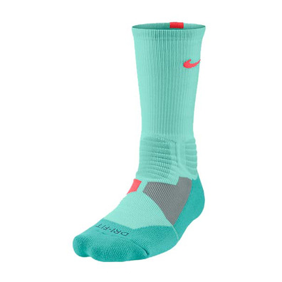 Calcetines Nike Hyper Elite Basket Crew (309/turquesa/verde/coral)