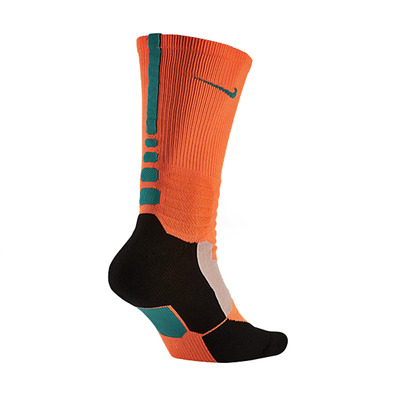 Calcetines Nike Hyper Elite Basket Crew (833/naranja/esmeralda)