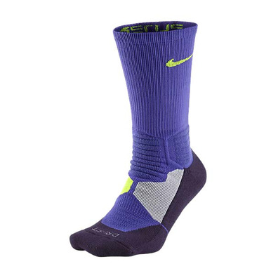 Calcetines Nike Hyper Elite Basket Crew (507/purpura/volt)