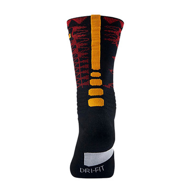 Calcetines Lebron Hyperelite Basket (013/black/gold)