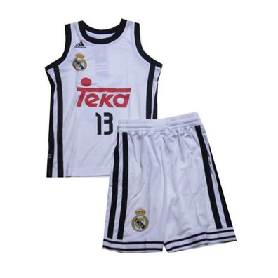 Pack Niño Sergio Rodriguez Real Madrid Basket (blanco/negro)