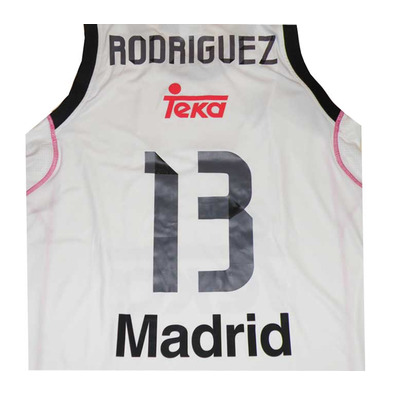 Camiseta Sergio Rodríguez Real Madrid Basket 2014 (blanca)