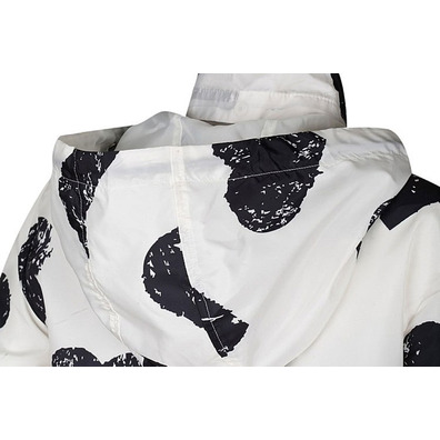 Adidas Chaqueta Mujer Heart Graphic WB (blanca/negro)