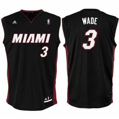 Adidas Camiseta Réplica Wade Miami (negro)