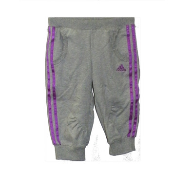 Adidas Pantalón Niña LG Adigirl 3/4 Kn (gris/purpura)