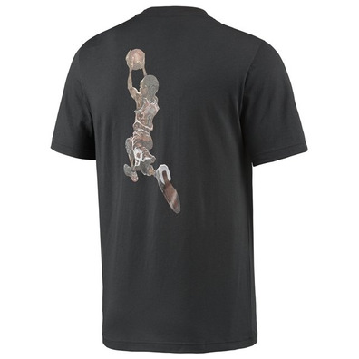 Adidas NBA Camiseta GFX Caricature Rose (negro/negro)