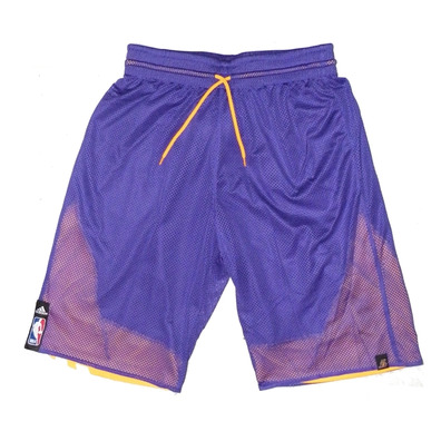 Adidas Short Rev Sum Run Angeles Lakers (purpura/amarillo)