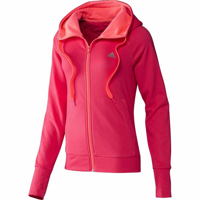 Adidas Prime Hooded Jacket (rosa alegria)