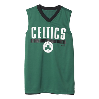 Adidas NBA Camiseta Niño Winter Hoops Rev Boston Celtics (Black/Green/white)