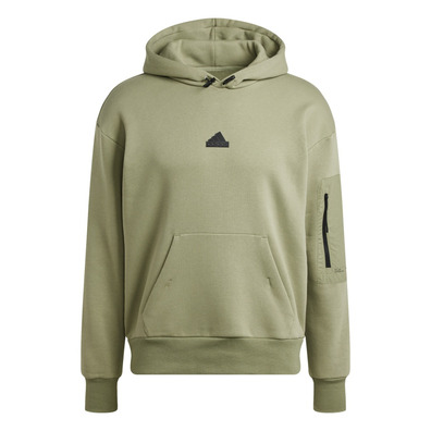 Adidas City Escape Fleece Hoodie "Tent Green"