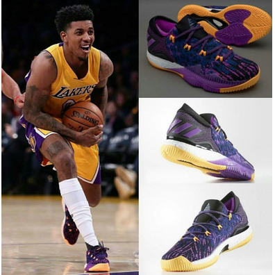 Adidas Crazylight Boost Low 2016 "Swaggy P Young" (purple/yellow/black)