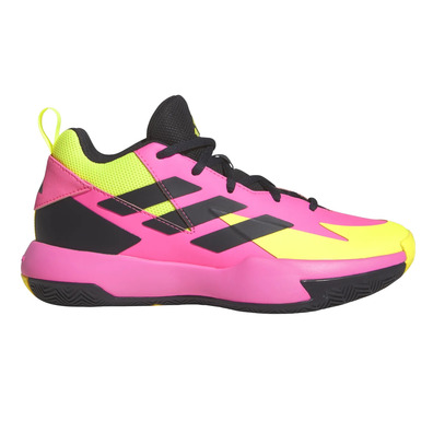 Adidas Cross Em Up Select Jr. "Lucid Pink-Lucid Lemon"