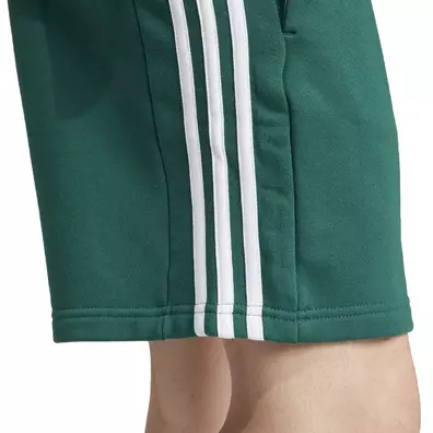 Adidas Essentials French Terry 3-Stripes Short "Collegiate Green"