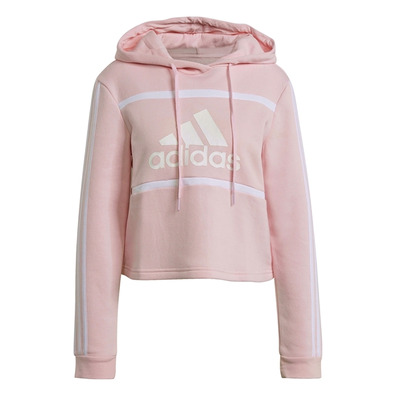 Adidas Essentials Logo Colorblock Fleece Cropped