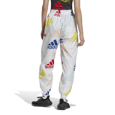 Adidas Essentials Multi-Colored Logo Loose Fit Woven Pants