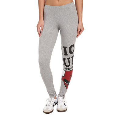 Adidas Original NBA Leggings Mujer Bulls (gris/rojo/negro)