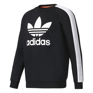 Observatorio hielo Jardines Adidas Originals Crew Sweatshirt "Berlin" (Black)