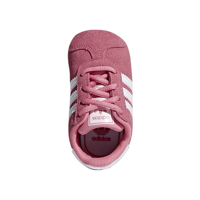 Adidas Originals Gazelle Crib Infants (Pink/White/White)