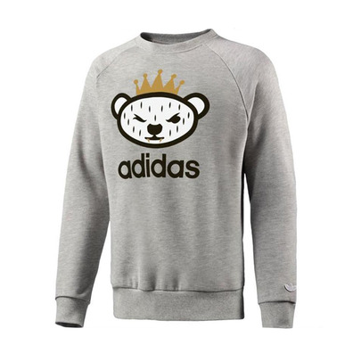 Adidas Originals Sudadera Logo Crew By Nigo (gris)