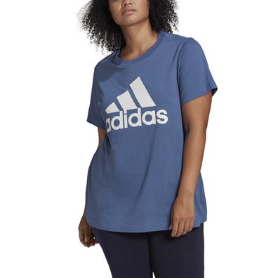 Adidas Sportswear Must Haves Badge of Sport Tee Plus Size "Crew Blue"