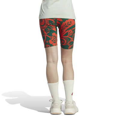 Adidas x Farm Bike Shorts "Collegiate Green"