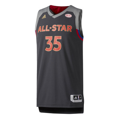 Camiseta Réplica Durant #35# All Star 2017 New Orleans