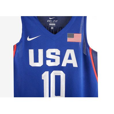 Camiseta Réplica USA Kyrie Irving "Río 2016 Royal" (458/royal/white)