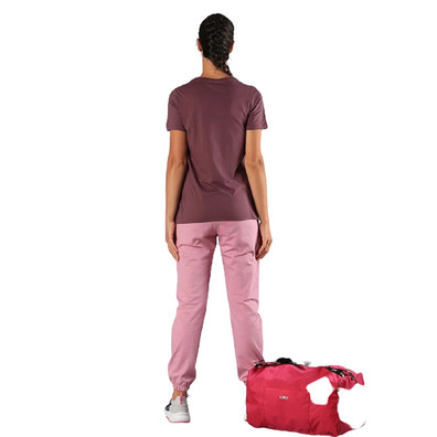 Campagnolo Women's T-shirt in Organic Cotton "Plum"