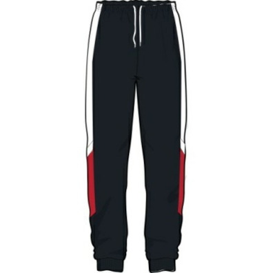 Champion Basketball Inspired Color Block Logo Rib Cuff Pants "Black"