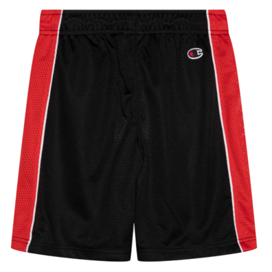 Champion Basketball Kids Inspired Logo Short "Black-Red"