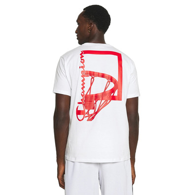 Champion Basketball Legacy Graphic Print T-Shirt "White"