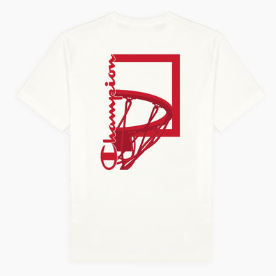 Champion Basketball Legacy Graphic Print T-Shirt "White"