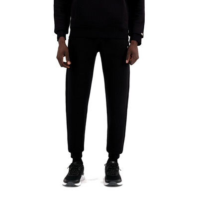 Champion C Logo Print Ribbed Trims Cotton Terry Joggers "Black"