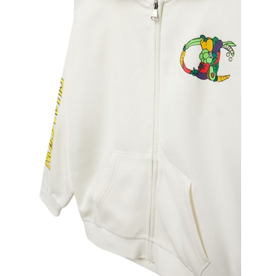 Champion Kids Fleece Full Zip Hoodie "White"