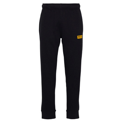 Champion Legacy Rib Cuff Logo Pants "Black"