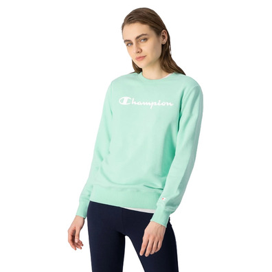 Champion Legacy Wm´s Front Script Logo Sweatshirt "Lime Green"