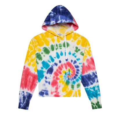 Champion Legacy Wm´s Tie Dye Scrip Logo Hoodie "White"