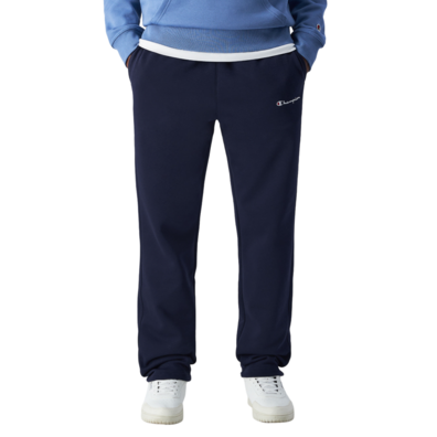 Champion Logo Straight Leg Fleece Joggers "Dark Blue"