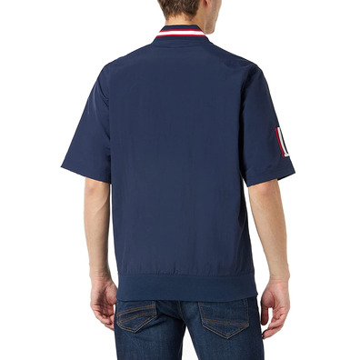 Champion Rochester Bookstore Full-Zip Thin Short Sleeve Jacket "Navy"