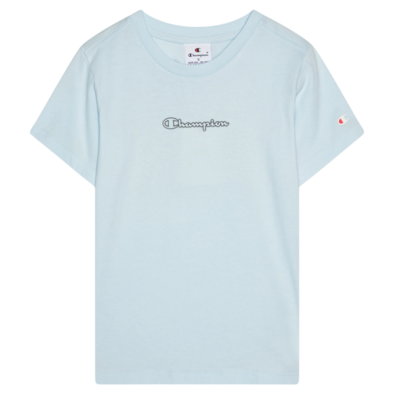 Champion Script Logo Jersey T-Shirt "Light blue"