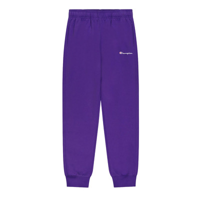 Champion Small Logo Rib Cuff Fleece Joggers "Dark Purple"