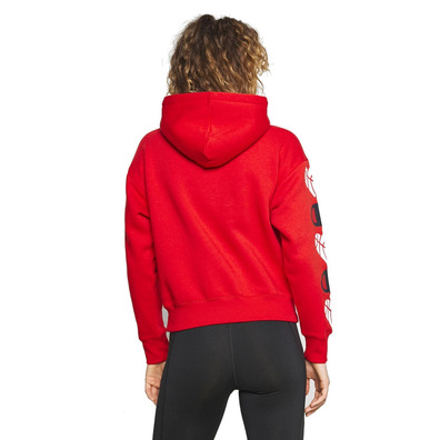 Champion Wm´s Legacy Logo Sleeves Love Hoodie "Red"