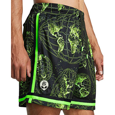 Curry Statement Short "Green World"