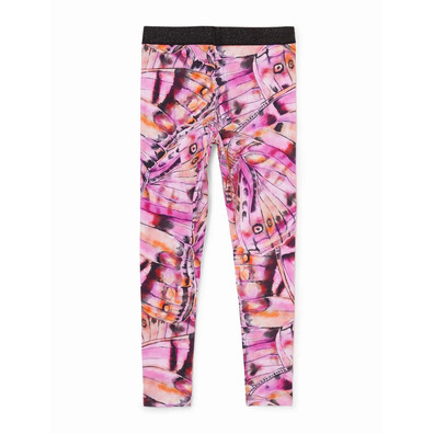 Desigual Butterfly Wings Leggings "Fuchsia"