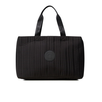 Desigual Duffle Bag Pleats Black