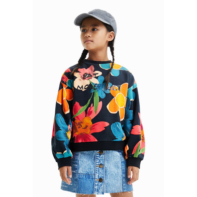 Desigual Floral Oversize Sweatshirt